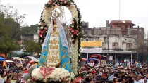 Celebración por la 117 Coronación Pontificia de la Virgen de Itatí en Argentina / Crédito: Facebook Corrientes Católica