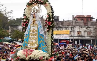 Celebración por la 117 Coronación Pontificia de la Virgen de Itatí en Argentina / Crédito: Facebook Corrientes Católica 