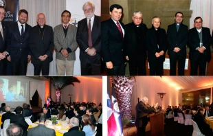 Algunas imu00e1genes de la cena de la Academia de Lu00edderes Catu00f3licos de Chile. Cru00e9dito: Universidad San Sebastiu00e1n 