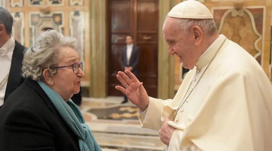 El Papa Francisco recibe al Centro Femenino Italiano. Crédito: Vatican Media
