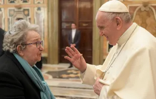 El Papa Francisco recibe al Centro Femenino Italiano. Crédito: Vatican Media 