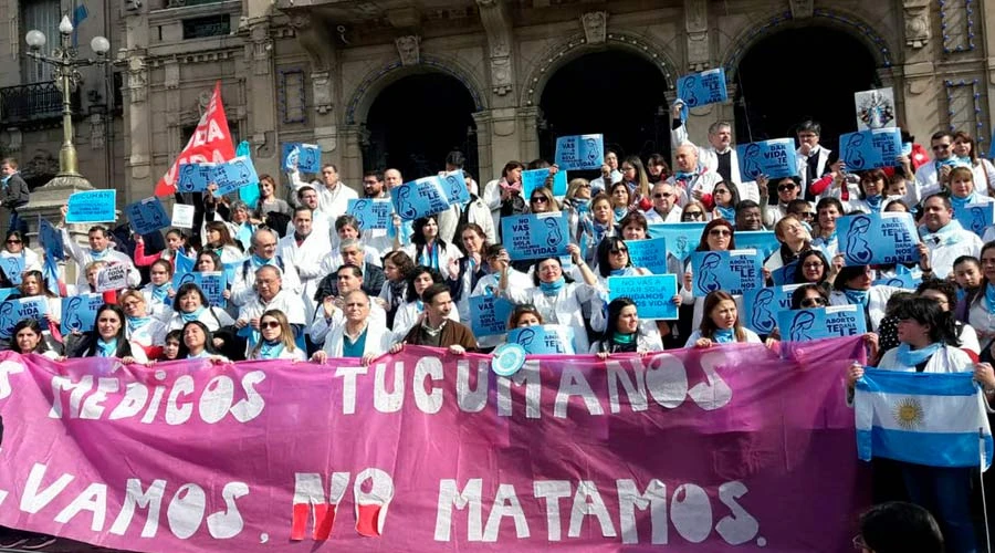 Chaquetazo nacional, médicos en Tucuman / Foto: Unidad Provida