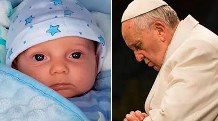 Papa Francisco encomienda a Cristo el descanso del pequeño Charlie Gard