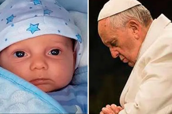 Papa Francisco encomienda a Cristo el descanso del pequeño Charlie Gard