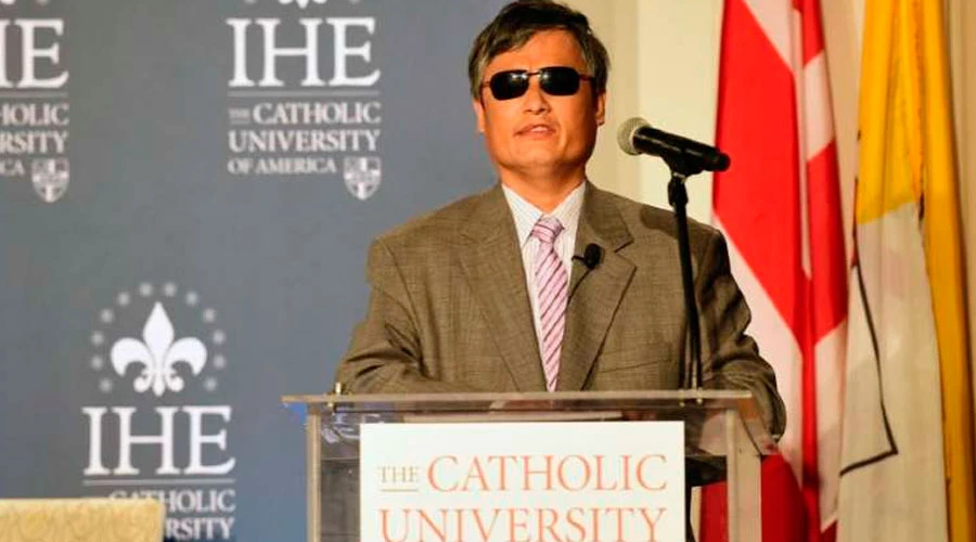 Chen Guangcheng. Crédito: Catholic University of America?w=200&h=150