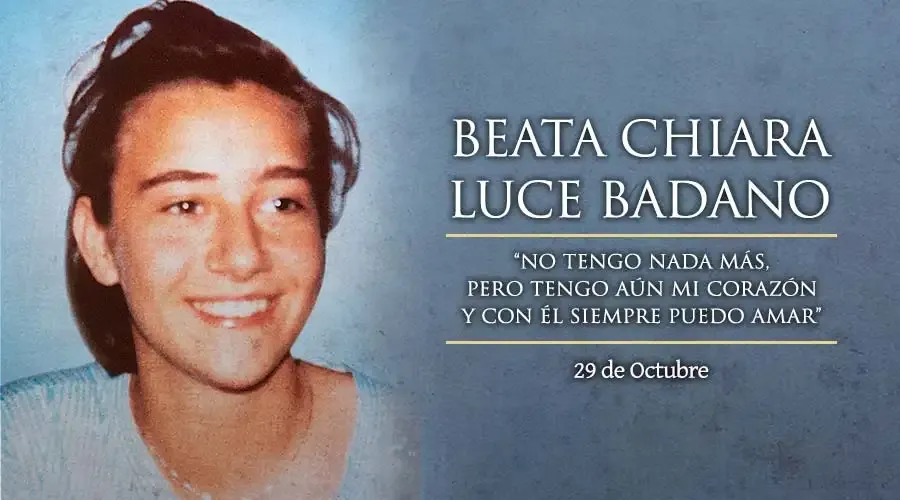 Cada 29 de octubre recordamos a la Beata Chiara Luce Badano, la adolescente de la sonrisa eterna