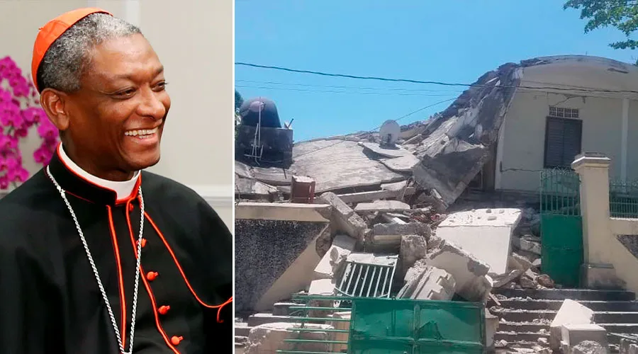 Cardenal Chibly Langlois queda herido tras terremoto de 7.2 grados en Haití