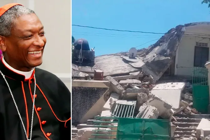 Cardenal Chibly Langlois queda herido tras terremoto de 7.2 grados en Haití