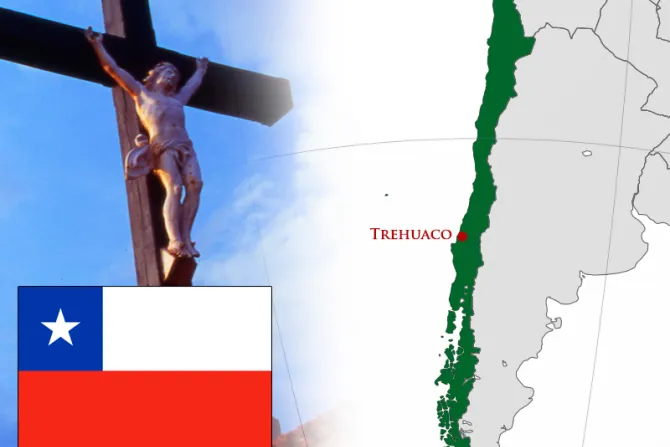 Atacan capilla y destruyen imágenes en el sur de Chile