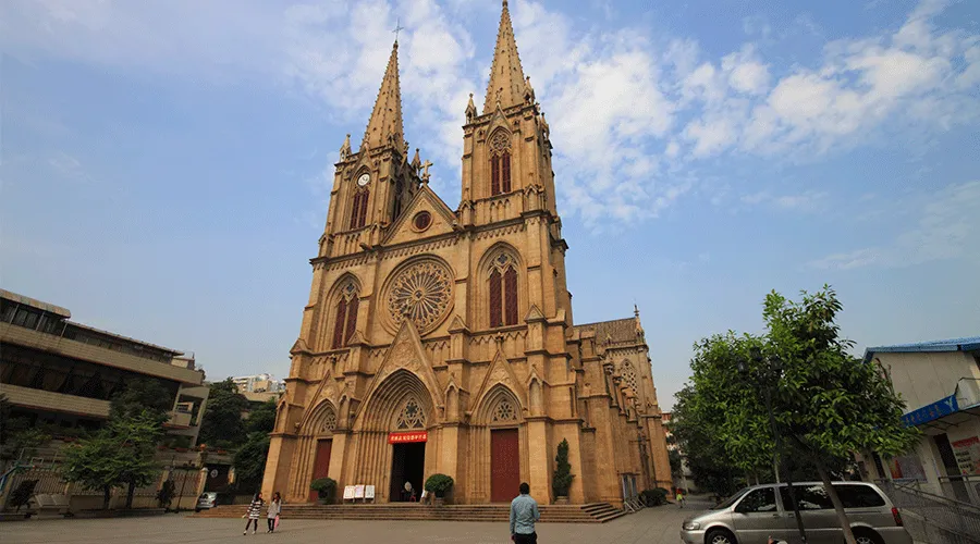Catedral del Sagrado Corazón de Guangzhou, Guangdong, China / Crédito: Zhangzhugang - Wikimedia Commons (CC BY-SA 3.0)