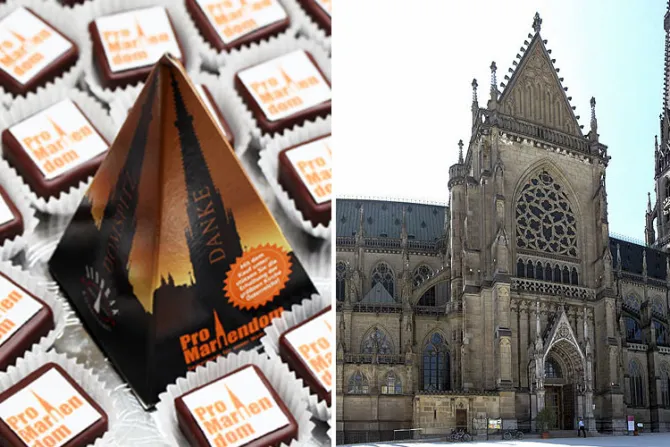 Una dulce iniciativa: Con chocolates ayudan a financiar restauración de catedral