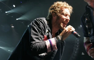 Chris Martin, vocalista de Coldplay. Foto: Flickr de Karri. 