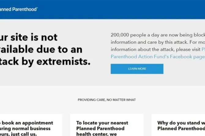 ¿El sitio web de Planned Parenthood fue víctima de un ciberataque de “extremistas”?