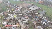 Ciclón "Fani" / Captura de vídeo: EWTN Noticias