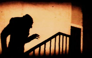 La sombra de Nosferatu, en pelu00edcula de 1922. Foto: Dominio Pu00fablico 