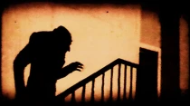 La sombra de Nosferatu, en pelu00edcula de 1922. Foto: Dominio Pu00fablico