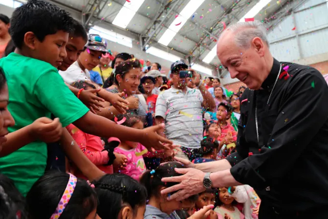 Cardenal Cipriani desde Manchay: "El Perú está para grandes cosas"