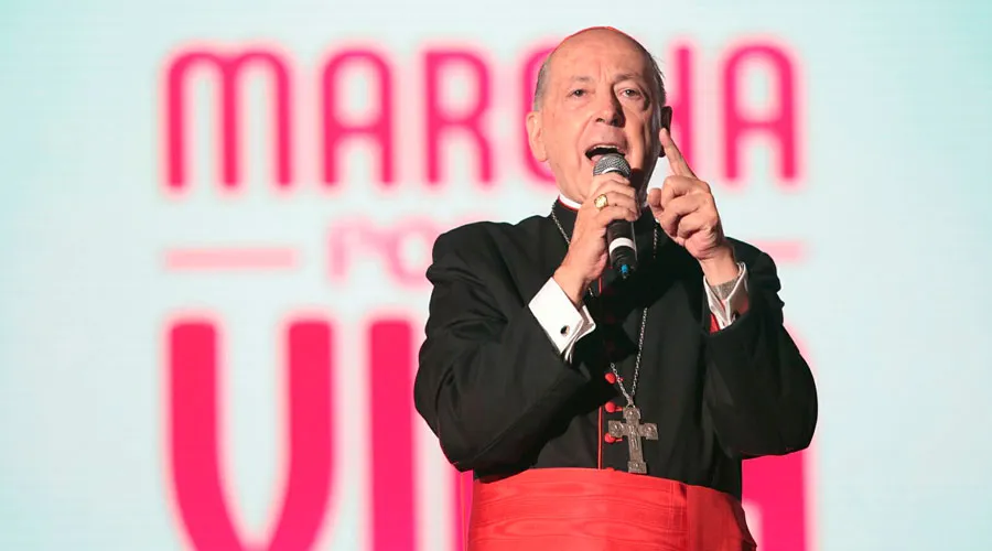 Cardenal Juan Luis Cipriani en la Marcha por la Vida. Foto: Eduardo Berdejo / ACI Prensa?w=200&h=150