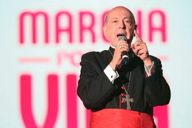 [VIDEO] Cardenal Cipriani tras histórica marcha: La vida y el matrimonio no se negocian