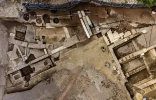 Los vestigios del Teatro de Nerón descubiertos en Roma, cerca al Vaticano. Crédito:  Superintendencia Especial de Arqueología de Roma. 