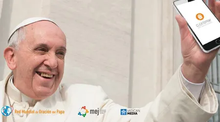 El Papa lanza su perfil de oración en Click To Pray e invita a descargar el app