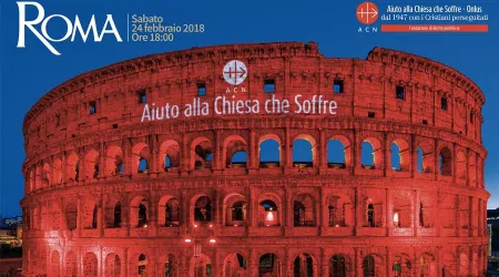 El Coliseo Romano se iluminará de rojo para denunciar la persecución de los cristianos