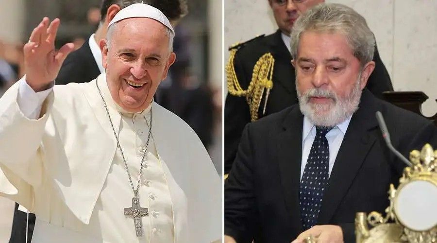Pope Francis speaks on the phone with President Lula