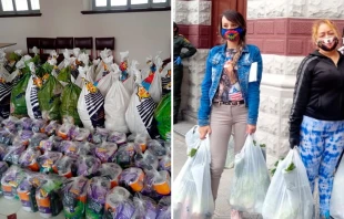 Entrega de alimentos a familias de niu00f1os de oratorio salesiano  Cru00e9dito: Marcos Chero Lagos 