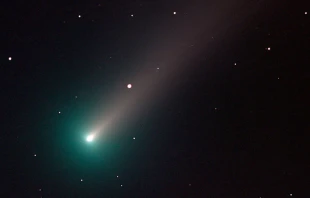 Cometa C/2021 A1 Leonard. Cru00e9ditos: University of Hertfordshire Observatory (CC BY-SA 2.0) 