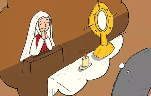 Cu00f3mic con el que las Sacramentinas de Don Orione celebran sus 90 au00f1os de fundaciu00f3n. Foto: www.donorione.cl 