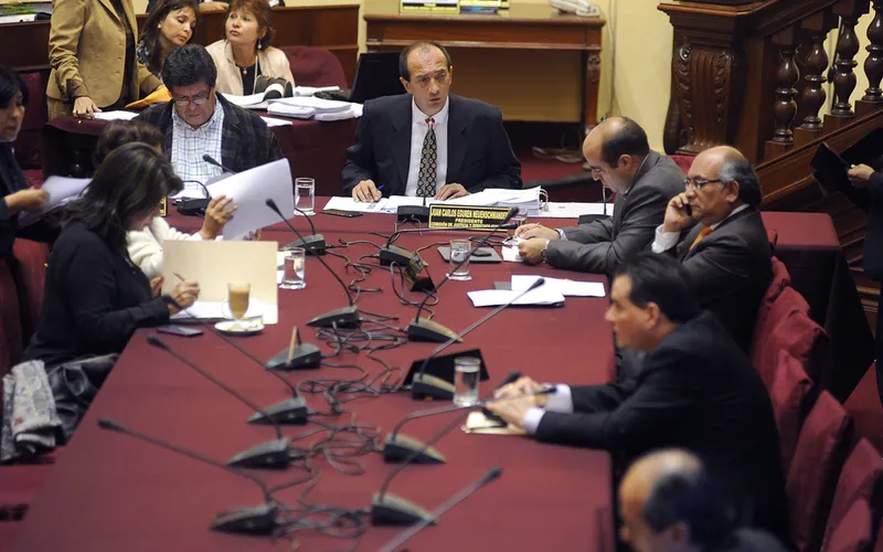 Sesión del 24 de junio de la Comisión de Justicia del Congreso. Foto: Congreso de Perú
