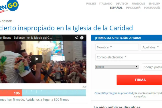 Cuba: Lanzan campaña en rechazo de concierto en templo católico