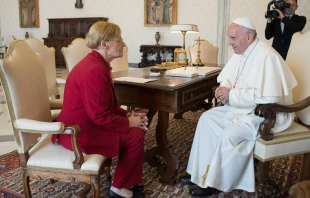 El Papa recibe en audiencia a la madre del condenado a muerte. Foto: L'Osservatore Romano 