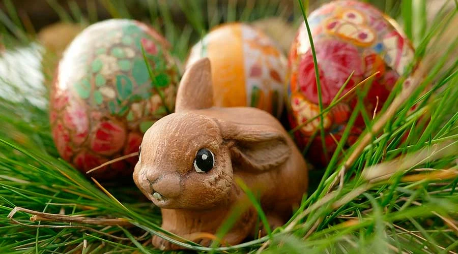 Conejo y Huevos de Pascua / Foto: Pixabay (Dominio PÃºblico)