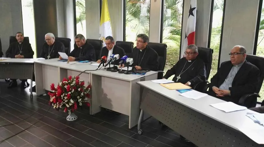 Conferencia de prensa de los obispos de Panamá. Foto: Conferencia Episcopal Panameña.?w=200&h=150