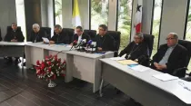 Conferencia de prensa de los obispos de Panamá. Foto: Conferencia Episcopal Panameña.