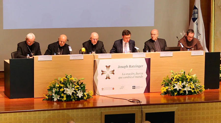 Congreso Joseph Ratzinger en la Universidad Francisco de Vitoria, Madrid (España). Foto: UFV