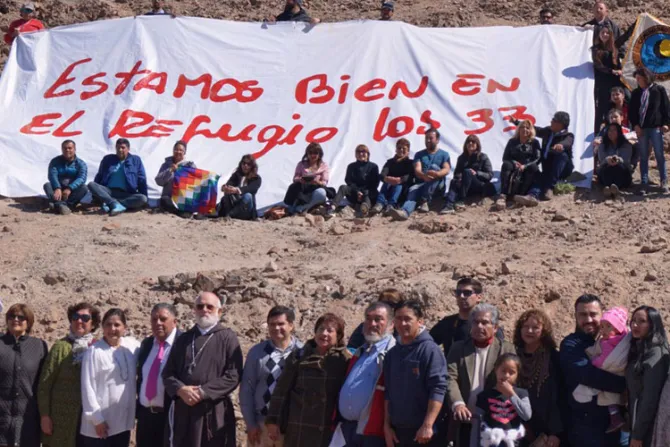 Con liturgia recuerdan siete años de encontrar con vida a los 33 mineros en Chile