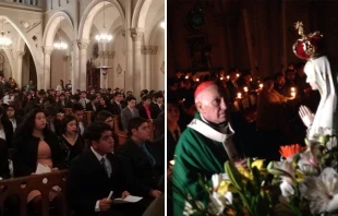 Consagraciu00f3n de ju00f3venes a la Virgen de Fatima / Cru00e9dito: Josu00e9 Antonio Rosas (Academia de Lu00edderes Catu00f3licos) 