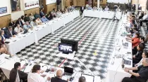 Las autoridades de Fasta reunidas en el Consejo Plenario 2021. Crédito: Cortesía Oficina de Prensa FASTA