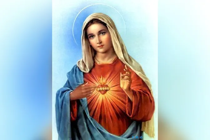 Hoy la Iglesia celebra la fiesta del Corazón Inmaculado de María