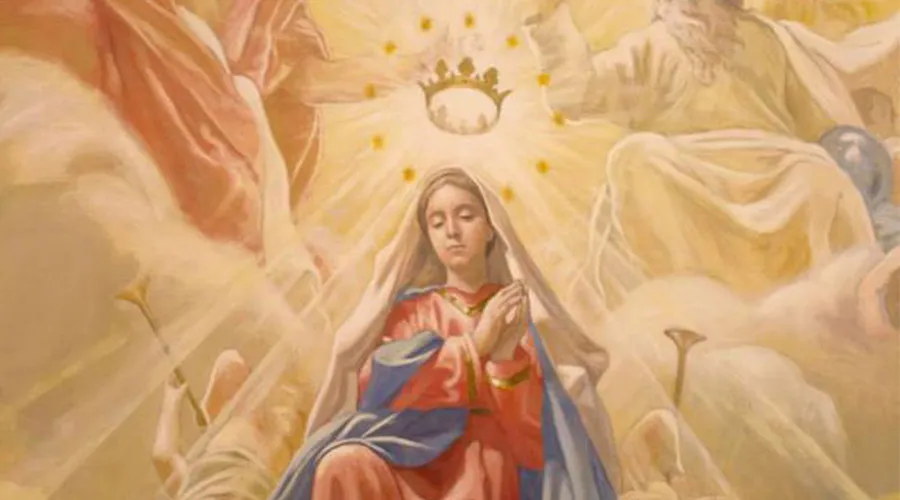 Coronación de la Virgen María / Crédito: Pintura de Raúl Berzosa
