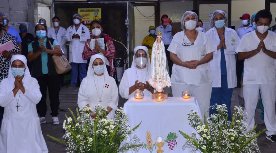 Corpus Christi en hospitales de Santa Cruz. Crédito: Ipa Ibañez, Arquidiócesis de Santa Cruz.