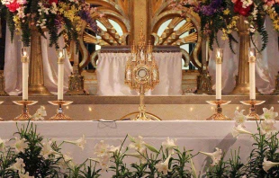 Adoraciu00f3n eucaru00edstica. Foto: Flickr Lawrence OP (CC-BY-NC-ND-2.0) 