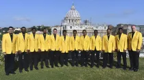 El equipo del Vaticano. Crédito: @VaticanCricket