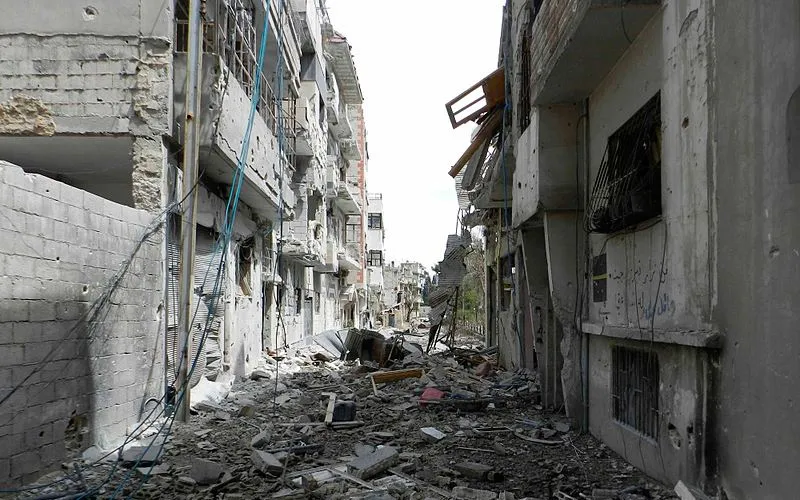 Edificios de la ciudad de Homs en ruinas tras los continuos ataques. Foto: Bo Yaser (CC-BY-SA-3.0)?w=200&h=150