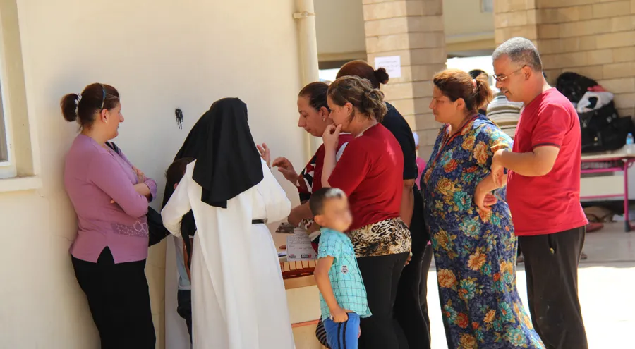 Cristianos refugiados en Erbil - Irak / Foto: ACN - María Lozano