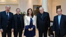 El encuentro de los obispos con la presidenta de Argentina (Foto AICA)