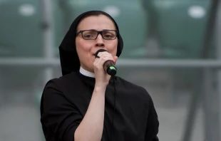 Cristina Scuccia, ganadora de The Voice Italia 2014. Cru00e9dito: Shutterstock 