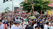 Procesión del Cristo del Consuelo (Ecuador). Crédito: Twitter
